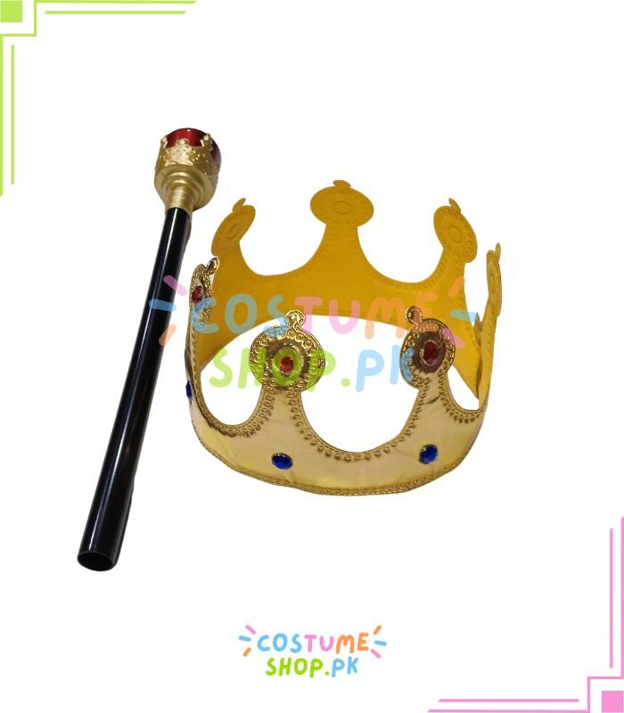 king crown character costume accessories